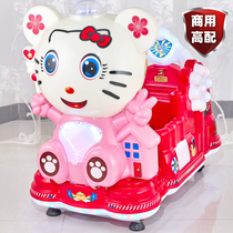 Factory direct sales 2021 new childrens electric coin-operated rocking car supermarket door commercial Yaoyao special price with music