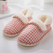 Moon shoes autumn and winter bags with October women shoes thick soles autumn shoes postpartum winter pregnant women shoes non-slip cotton slippers women