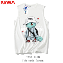 NASA flagship store official website joint-brand Jeni turtle vest mens summer tide brand waistcoat loose and wild sleeveless t-shirt tide