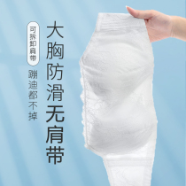 Sugar Grain Big Code No Shoulder Strap Underwear Woman Summer Thin large breasted bra with small breasted anti-slip wrap breasted bra invisible bra