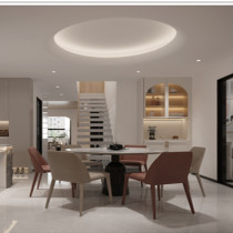 Special-shaped ceiling shape to map customized special-shaped quarter arc angle inner arc outer arc living room ceiling
