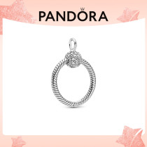 Pandora Pavé pavé O-shaped small hanging ring 399097C01 couple temperament