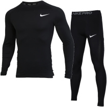 Nike Nike fitness set mens 2021 Winter new sportswear long sleeve T-shirt leotard casual wear