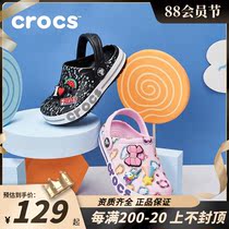 Crocs Caloci cavern shoes shoes boys shoes and girls summer new outdoor beach shoes pink sandals tide