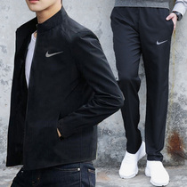 Nike Nike Sports Suit Mens 2022 Summer New Shuttle Loom Sportswear Jacket Pants Men Casual Clothing