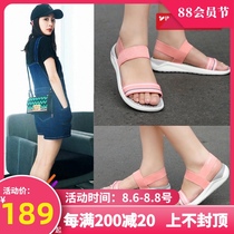 Crocs crocs sandals womens 2021 summer new literide sports shoes pink beach shoes 205106