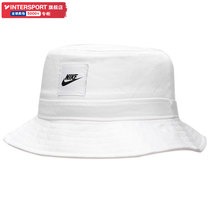 NIKE Nike fisherman hat mens hat womens hat 2021 summer new white casual hat sports hat basin hat CZ6125