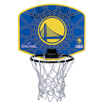 Spalding Small rebounder 2021 new NBA Warriors logo mini wall-mounted basket 77-642Y