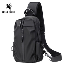 Mens shoulder bag casual mens bag multi-function chest bag shoulder bag cross backpack Tide brand small bag