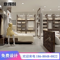 Customized home textile shelf display stand bedding live container showroom product display Zhongdao showcase display cabinet