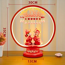 Wedding Desk Lamp Bridal Escort Gift Giving Newcomer Gift Idea Bedroom Bedside Headlights Red Festive Wedding Wedding House
