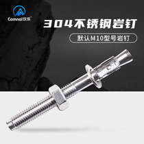 Canle Rock Nail Expansion Nail Hanging Sheet 304 Stainless Steel Tangled Rock Nail Rock Determination Point Hanging Piece Outdoor Equipment