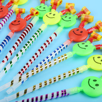 Big number smiley face blown dragon trumpeter whistleblowing Birthday Party Presents props for young children to stall small toy manufacturers