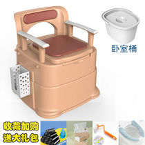 Household toilet for the elderly removable toilet pregnant woman chair indoor anti-odor folding elderly portable toilet stool