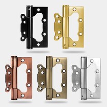 Invisible door primary-secondary hinge automatic closing without notched door closed door aluminium alloy wood door self-closed spring hinge