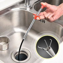 Pipe dredger Sewer toilet tool Manual toilet claw poke hair clean clog Household artifact