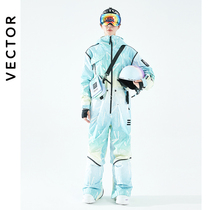 VECTOR21 winter New one-piece ski suit suit women thick warm waterproof outdoor snowboarding equipment