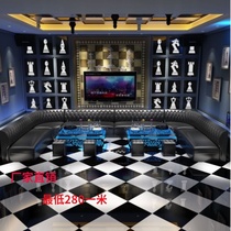 Volume-based nightclub home theater UL-shaped curved commercial clearing bar scattered KTV sofa private club customized