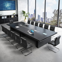 Desk new rectangular office furniture conference table long table simple modern large negotiation room table and chair combination