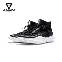AAPE sport mens clothing web face high bunch of socks lace sneakers 6676XXD