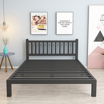 Light luxury iron bed simple modern iron bed double bed 18 meters simple iron frame bed single bed 15 meters steel frame bed