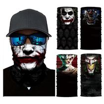 Outdoor sunscreen magic headscarf motorcycle riding horror clown headgear skull mask sports bib customization