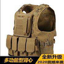 Special Soldier 6 Class Bulletproof Back Coat Tactical Vest Quick Detached Wire Anti-Stab Suit Multifunction Combat Waistcoat 3-3