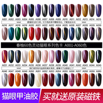 Cat's eye nail polish 2021 new color jade glass magnet popular color nail art phototherapy cat's eye glue