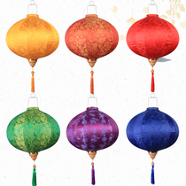 New Chinese style outdoor Glowing balcony New Chinese style outdoor ancient wind day style Chinese wind in the Spring Festival decorative lamp cage hanging decoration Festive Decorations