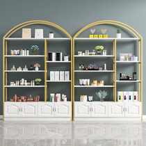 Cosmetics display cabinet beauty salon skin care products shelf display rack boutique display shelf product display cabinet