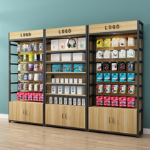 Mobile Phone Accessories Show Shelf Shelving With Hooks Multilayer Convenience Store Products Super City Shelf Ornament Shelf Display Cabinet