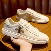 All kinds of satisfaction on the feet~MAROLIO white shoes mens summer leisure sports breathable all-match little bee shoes
