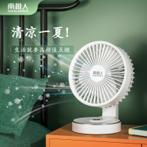 usb fan dormitory mini handheld desktop small electric fan mute office student portable small charge