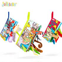 jollybaby new cloth book early education baby tearing not rotten three-dimensional baby toys waterproof for more than 6 months
