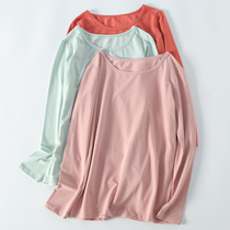 Pure Cotton Leka Cotton Warm Lingerie Womens Single Piece Blouse Thin in pure color tight fit in the undershirt in the undershirt