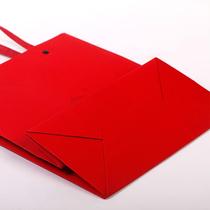 Youpinhui source factory custom tea box handbag shopping gift bag red handbag custom