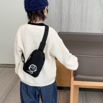 Children bag boy bag boy small satchel with new net red ocean gas girl slanted satchel Han version handsome out of fashion chest bag