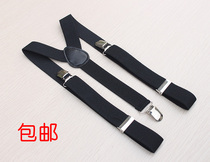 Childrens strap zhong da tong baby baby bib clip suspenders boys black elastic strap
