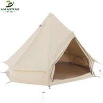 Outdoor luxury tent bell tent yurt camp hotel tent cotton Indian Temple tent