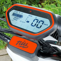 Mavericks Special U instrument panel decoration car sticker headlight frame sticker personality Creative Electric car reflective sticker tide tide