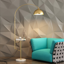 Nordic fishing floor lamp light luxury living room simple sofa side coffee table integrated wireless charging bedroom bedside lamp