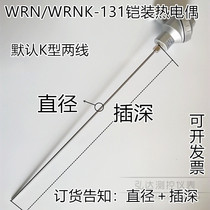 WRNK-131 231 WZPK armored PT100 platinum thermal resistance K-type armored thermocouple temperature sensor