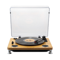 Black Gum Retro Old-style Gramophonic Machine Bluetooth Sound Desktop Record Machine Mini-Singer Mini Light Lavish Black Rubber Machine