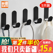 Xinjiang brother free hole hook strong viscose load-bearing wall hanging wall door back clothes hook hanger wall hook