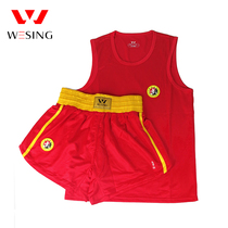 Jiuzhishan sanda suit suit male boxing suit Female professional training performance suit Muay Thai shorts vest male