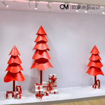 OM original winter mall Christmas beauty decoration womens clothing store window decoration New Year display props ornaments