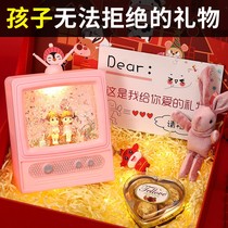 Childrens birthday gift to send little girl girl dancing ballet music box Barbie princess girl heart Music Box