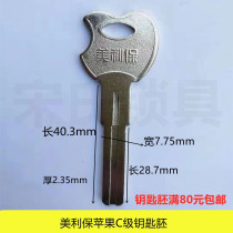 Melibail Key EmbryoC Class Vane Keyomorphism Security Door Keyomorphism