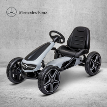 Mercedes-Benz childrens kart men and womens baby four-wheeled bicycle children can take educational fitness toy baby carriage