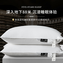  Intercontinental Shimao Shenkeng Five-star Executive Suite Down pillow Easy rebound down pillow Goose down pillow